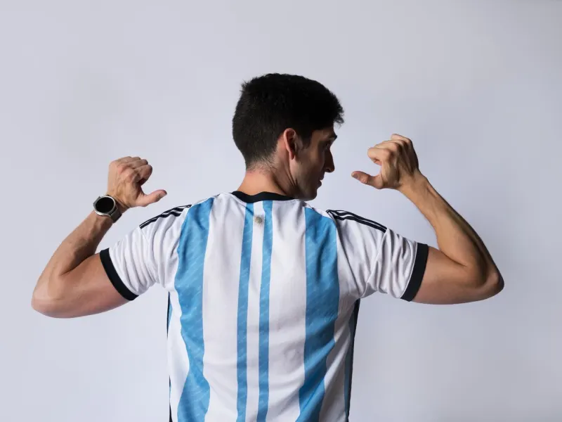 Football shirts bought in Argentina