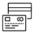 Ícono de tajetas de crédito