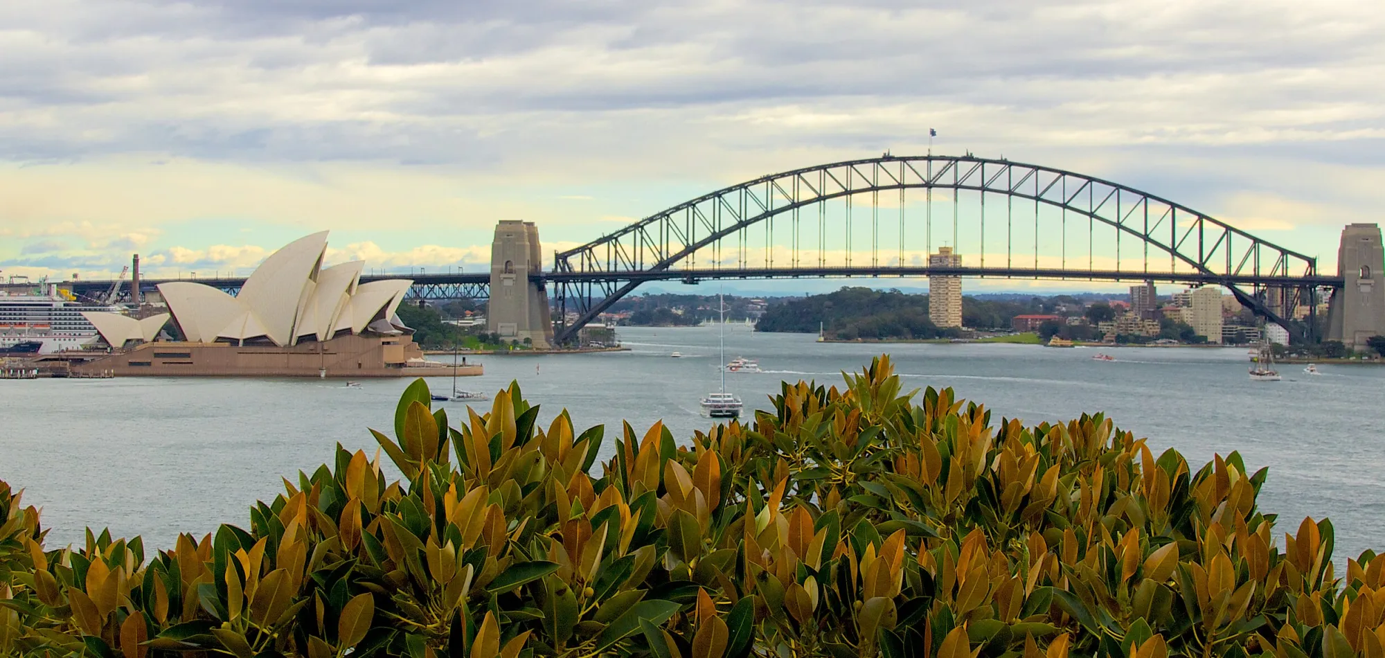 La Ópera de Sídney y el puente de la bahía