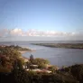 El río Paraná desde la costa de Paraná, Entre Ríos