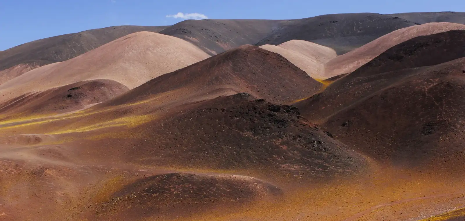 Cerros de colores en la Reserva Laguna Brava, La Rioja
