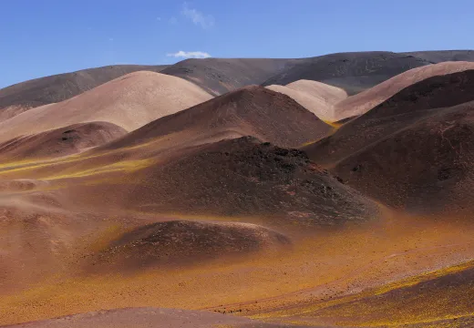 Cerros de colores en la Reserva Laguna Brava, La Rioja