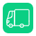 Ícono de un camión de transporte